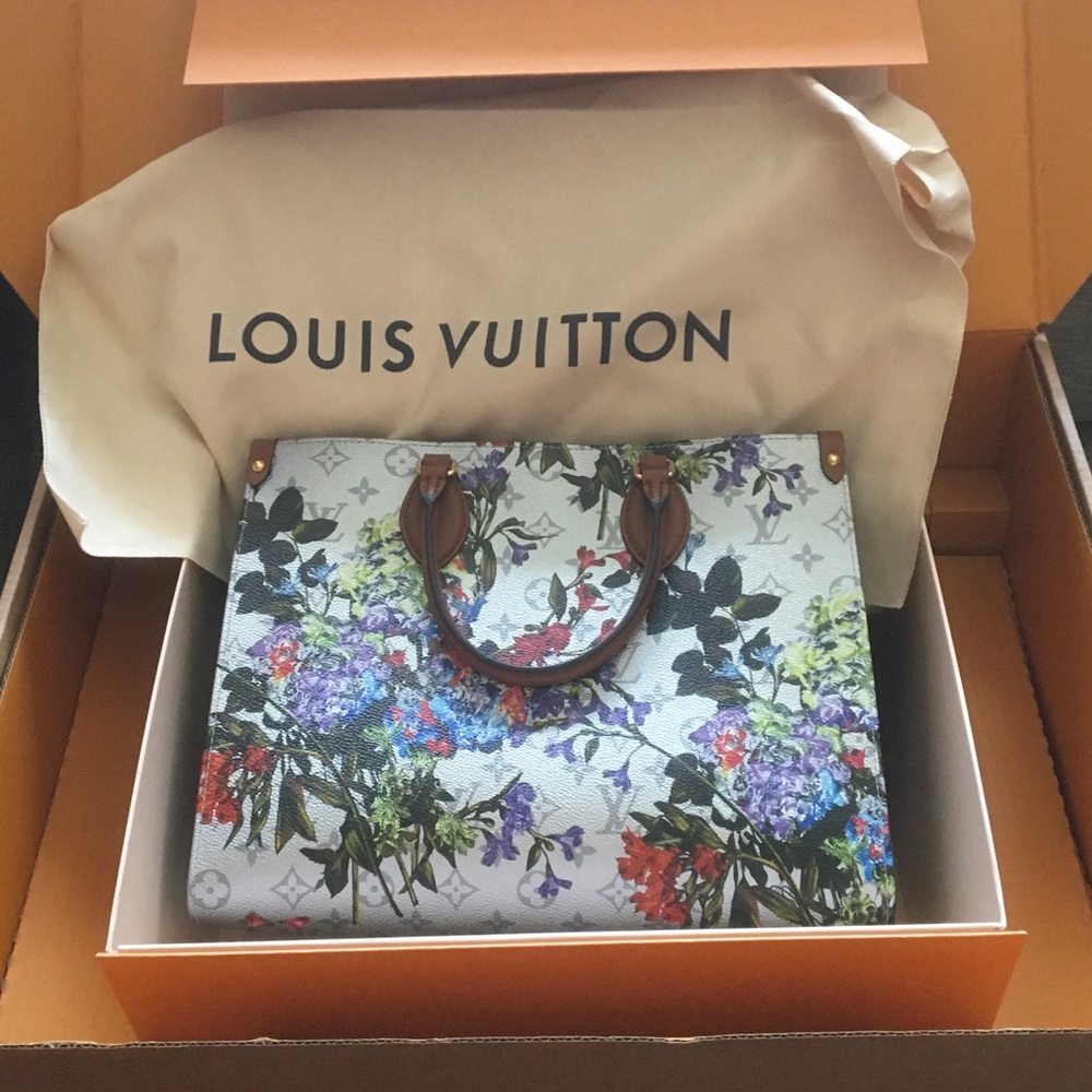 Louis Vuitton On The Go MM Garden Tote